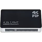 ABLEGRID&reg; 4K x 2K 4 Port High-Speed HDMI Switch with IR Wireless Remote Control