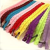 SPHTOEO 10pcs 30cm Nylon Coil Lace Zippers Tailor Craft Purse Bag Clothes DIY