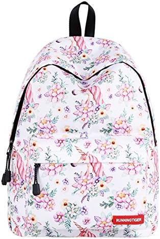 Cute Rainbow Unicorn Teen Girls Backpack for Student Back to School BookBag Fits 14 Inches Laptop Travel Daypack