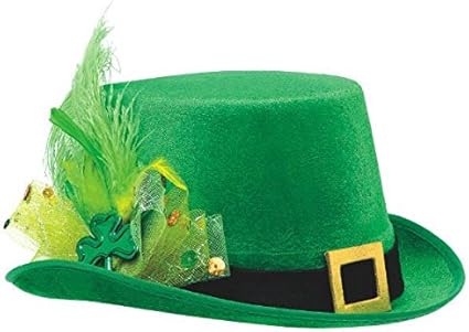 green leprechaun hat