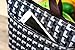 Lunch Box Bags, Oxford Cloth Aluminum Foil Insulated Zip Cooler Tote Bag Portable Aluminum Film Pack Lunch Box Package (Gray Plaid)