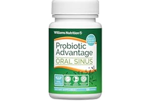 Healthy Directions Dr. David Williams' Probiotic Advantage Oral Sinus Probiotics for Your Mouth, Teeth, and Gums, Sugar-Free, Natural Cinnamon Flavor, 50 Lozenges (50-Day Supply)