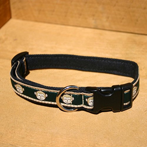 1" Emerald Monkeys Large Hemp Collar