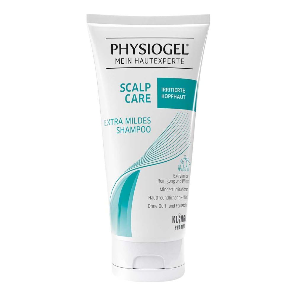 PHYSIOGEL Scalp Care Extra Mild Shampoo 200 ml - Mild Cleansing and Care for Irritated, Irritated, Dry Scalp - Irritation Reducing Moisture Shampoo