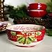 Fitz and Floyd Damask Holiday Collection Sentiment Bowl, Vintage Red & Gold