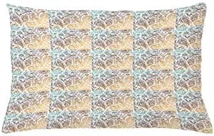 Funda de cojín Paisley, diseño vintage árabe floral floral, diseño de