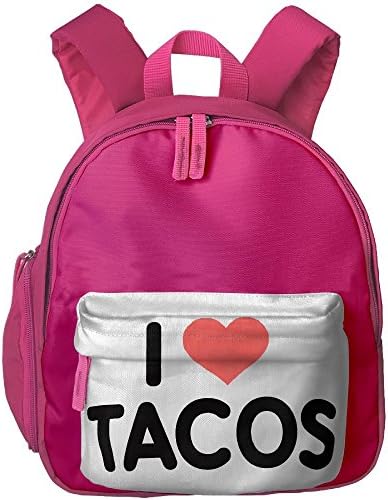 I Love Tacos Kids School Backpack For Boys And Girls Elementary School Bags Bookbag