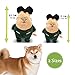 Pupperoni Pizza Chewy Squeaky Funny Silly Fuzzy Chubby Soft Plush Chew Fetch Cuddle Dog Toy Hilarious Parody Gag Gifts, Large