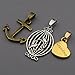 300pcs Mixed 3 Colors Metal Pinch Clip Clasp Bail Finish Necklace Clasps, Claw Bail for Necklace (M148)