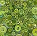 Buttons Galore Hand Dyed Buttons, 5.5-Ounce, Apple Green