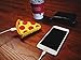 JACK CHLOE Emoji Stuff Pizza Slice Portable Charger, Super Cute Emoji Pizza Power Bank Design, 2600mAh Emoji Charger Compatible with iPhone X / 8/7 / 7Plus / 6/ 6s Plus/Android Phone