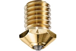 DUROZZLE Tungsten Carbide Tip 3D Printer Nozzles, High Thermal Conductivity Abrasion Resistance for Bambu Lab P1P / P1S / X1 / X1C Upgraded Hotend High Speed 3D Printing (Bambu Lab, 0.4mm)