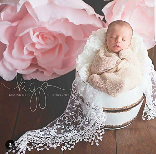 Giant paper flower for newborn photography, Alice in Wonderland party decor. Pink paper flower wall. Girl room wall decor. Nursery flowers