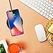 iPhone X Wireless Charger, Cubevit Qi Wireless Charging Pad Stand for Apple iPhone Xs MAX/XR/XS/X/8/8 Plus Samsung Galaxy S9 S9+ Note 9/8/5 S8 S8 Plus S7 Edge Note 5 S6 Edge Plus & Other Qi Devices