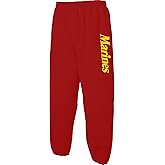 Marines Military Theme Elastic Bottom Sweatpants in Sport Gray