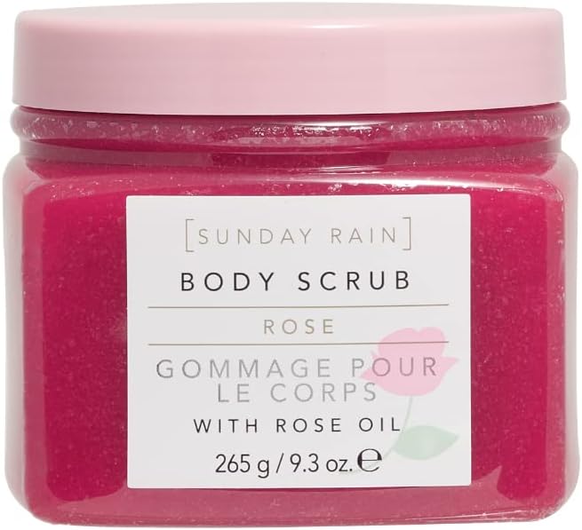 Sunday Rain Polishing Body Scrub with Rose Oil 265g Vegan Cruelty Free