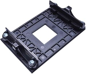 Aimixin AM4 CPU Heatsink Bracket,Socket Retention Mounting Bracket for Hook-Type Air-Cooled or Partially Water-Cooled Radiators, AMD CPU Fan Bracket Base for AM4 (B350 X370 A320) (Black)