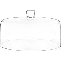Galashield Glass Cake Dome, Cake Cover Lid for Freshness and Display | 12" Diameter
