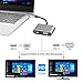 USB3.0 to HDMI VGA Adapter Dual Output, USB to VGA HDMI HD 1080P Converter Cable for Windows 7/8/10 Computers