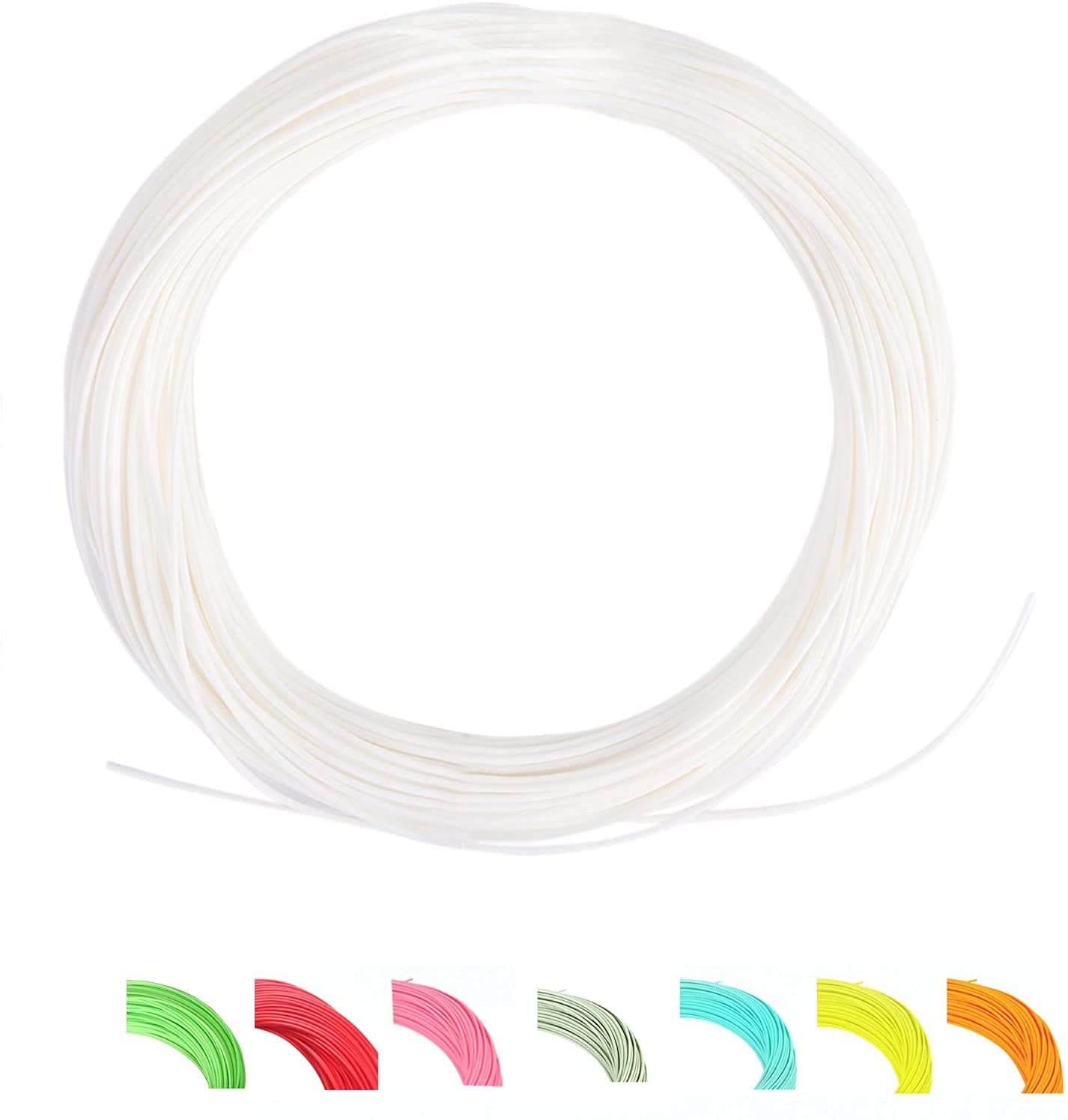 MAXIMUMCATCH Maxcatch Best Price Fly Fishing Line (Weight Forward, Floating) and Fly Line combo with backing leader and tippet (1F/2F/3F/4F/5F/6F/7F/8F/9F/10F) (Fly Line Ivory, WF2F 100FT)