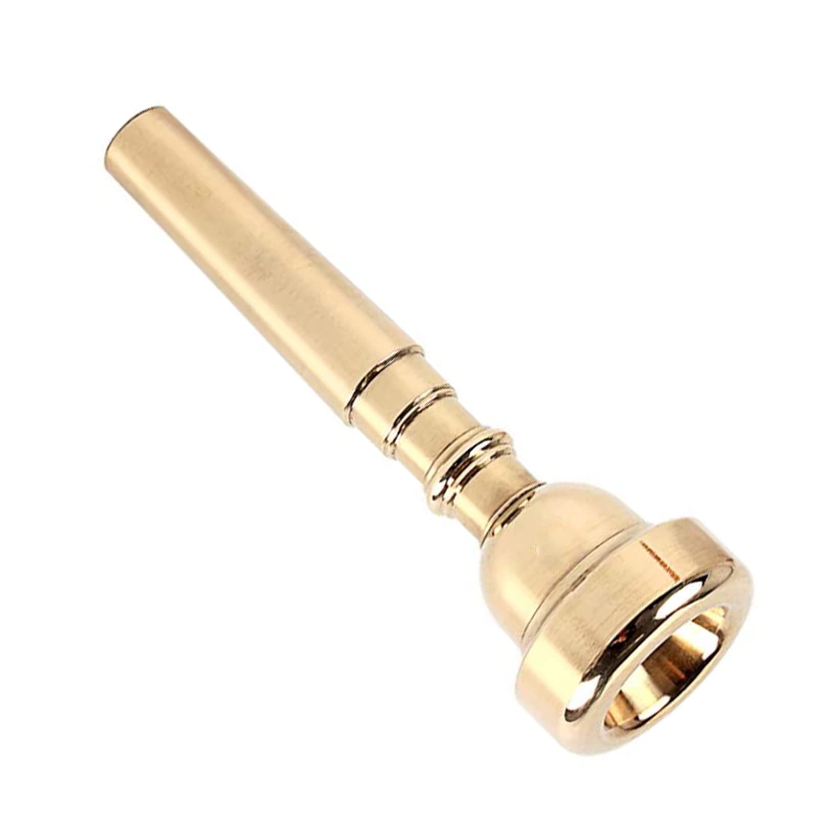 Gold 7C instrument with trumpet mouth, brass plated mouth, suitable for beginners and professional artists