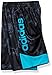 Adidas Boys' Little Athletic Basketball Short, Smoke Performance Caviar Black, 6