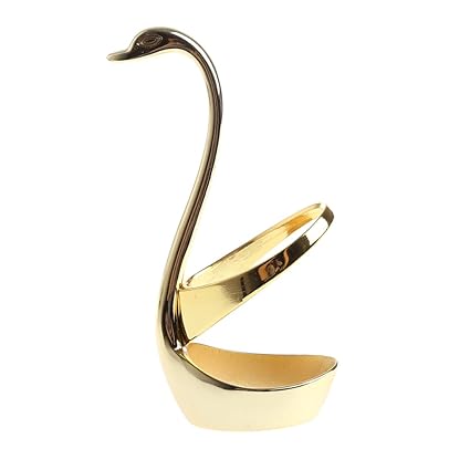 Dabixx - Soporte para Cuchara de Cisne para cucharas de café, Tenedores de Fruta,