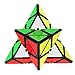 Olicity Pyramid Cube Speed Triangle Puzzle Cube, Black