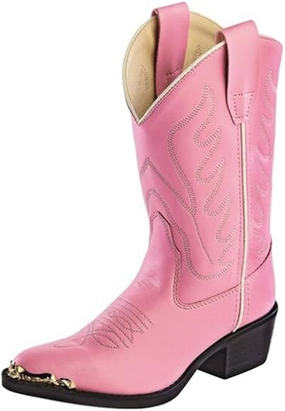 childrens pink cowboy boots