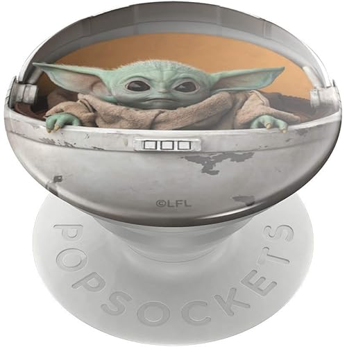 PopSockets PopGrip: Swappable Grip for Phones & Tablets - Star Wars - The Child Pod