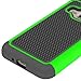J1 2016 Case, Galaxy Amp 2 Case, Galaxy Express 3 Case, NOKEA [Shock Absorption] Hybrid Armor Defender Protective Case Cover for Samsung Galaxy J1 2016 / Amp 2 / Express 3 (Green)