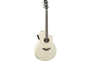 Yamaha APX600 VW Thin Body Acoustic-Electric Guitar, Vintage White