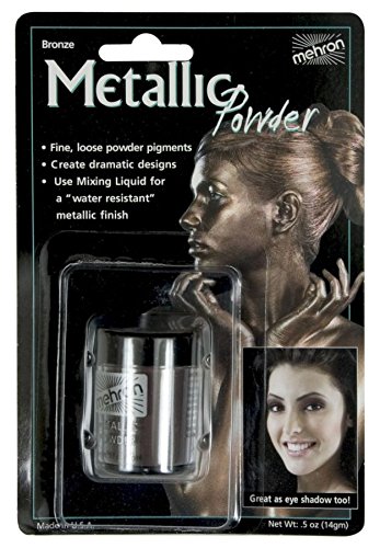 Mehron metallic powder bronze .5 oz.