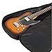 Electric Guitar Gig Bag by Hola! Music, Deluxe Series with 15mm Padding, Black