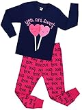 Girls Pajamas Christmas Gift Children Hear Clothes Size 2-10 Years