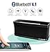 Nekteck NK-S1 Bluetooth Speakers 2.1 Channel Wireless Portable Speaker with Mic, Stereo 20W Premium Audio from 10W Drivers, 10W Subwoofer and Dual Passive Radiators, 2 Mode Equalizer - Black