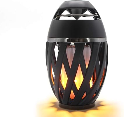 dikaou led flame table lamp