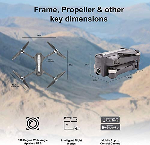 Bugs 12 Eis Drohne mit 4K-Kamera für Erwachsene, 22-66 Minuten Flugzeit, langsamer Geschwindigkeits-Stativ-Modus, 1… – Bild 6