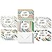 48 Pack Happy Birthday Cards with Envelopes, 6 Assorted Colorful Doodle Designs, Blank Inside, 4x6