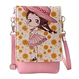Girls Leather CrossBody Bag Mini Shoulder Bags Fashionable Casual Handbags for Women F by TOPUNDER
