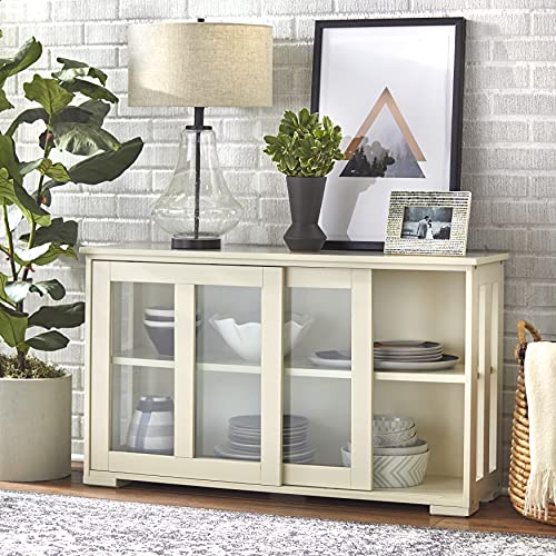 Target Marketing Systems Storage with Sliding Glass Doors