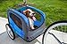 Schwinn Rascal Bike Pet Trailer, For Small and Large Dogs, Lightweight, Tow with Bicycle, Up to 50 lbs. Small, Blue/Grey