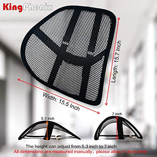 kingphenix Lumbar Support (2 Pack) with Breathable Mesh, Suit for Car, Office Chair - Image 7