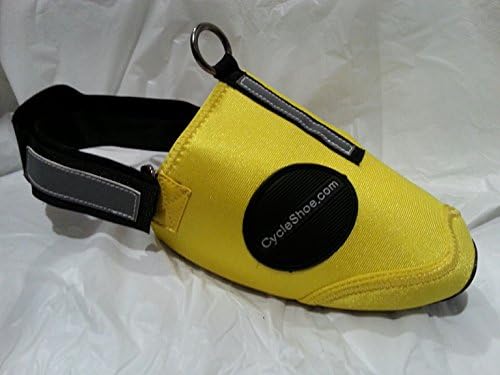 Cycle Shoe #BS-Yellow Protects Boot Shoe Sneaker from Motorcycle Shifter Peg Scuffing &amp; Wear Tear Damage