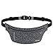 Running Belt Zipper Pockets Water Resistant Reflective for Running Climbing Cycling Hiking Fitness Waist Pack for iPhone iPod Samsung Note Phone Holder Fanny Packs for Women Men Runners Accessories
