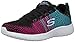 Skechers Womens Burst - Ellipse Blue Pink Sneaker - 8