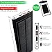 Modern Solar Charger by GrayLu 11500mAh Best Portable Solar Power Bank Shockproof/Dustproof...