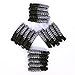 Spiral Curls Crochet Hair Crochet Braids Tapered Cut Each Box 20strands Synthetic Spirals Curled Hair Extensions (20inch-Carrie curl, 1b-grey)
