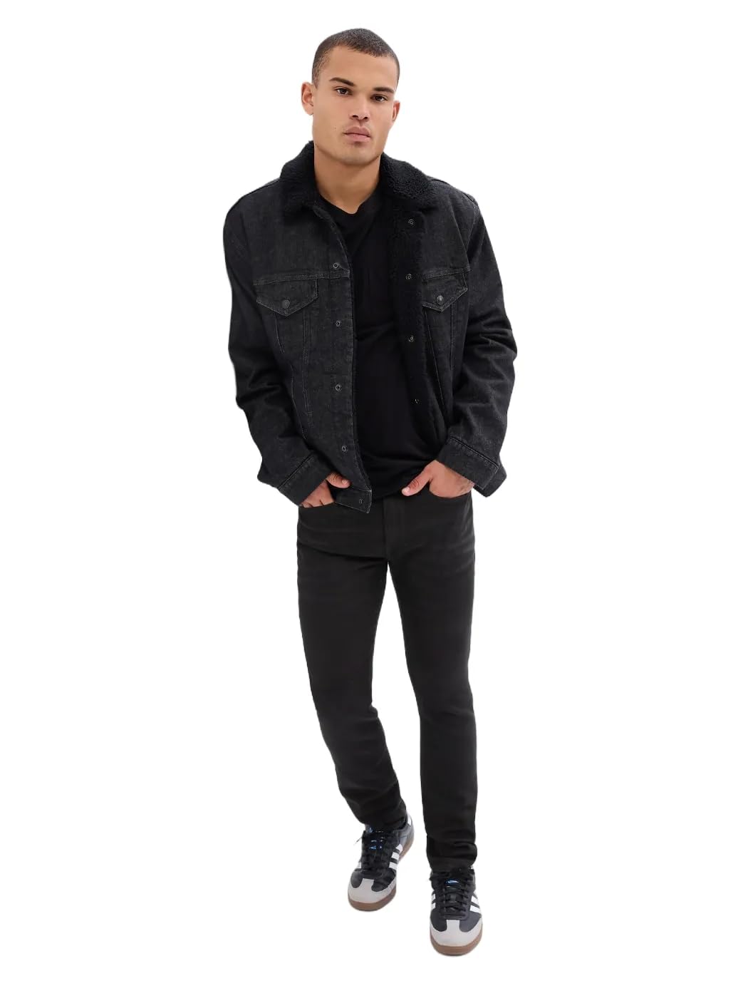 Photo 1 of GAP Mens Skinny Fit Jeans Black WASH 33X30
