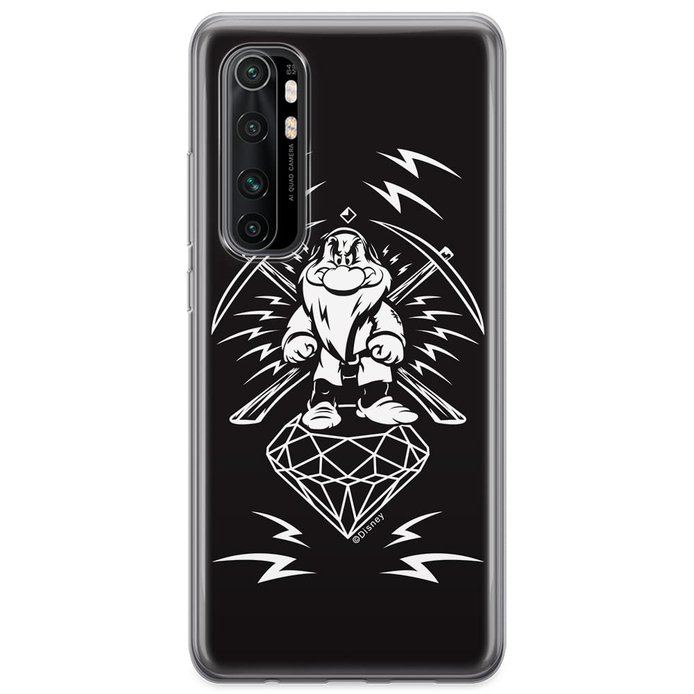 ERT GROUP mobile phone case for Xiaomi MI NOTE 10 Lite original and officially Licensed Disney pattern Grumpy 001 optimally adapted to the shape of the mobile phone, case made of TPU
